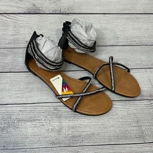 Size 11 Rhinestone Sandals